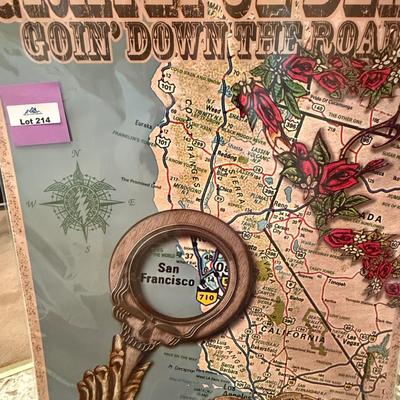 Sale Photo Thumbnail #665: wrapped Grateful Dead Going Down the Road poster