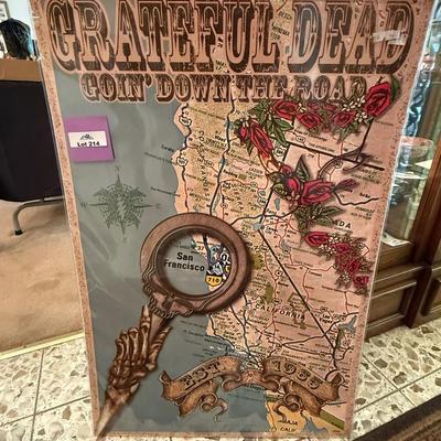 Sale Photo Thumbnail #662: wrapped Grateful Dead Going Down the Road poster