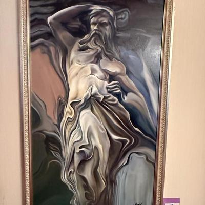 Sale Photo Thumbnail #694: Zoltan was a former professor of art at UNR.
Original oil on canvas