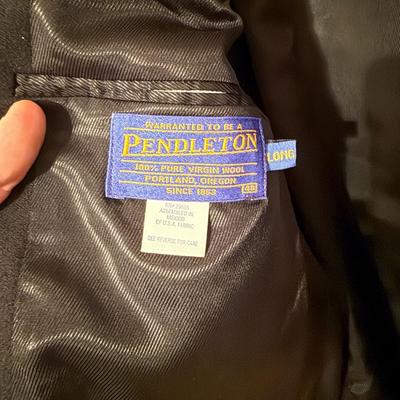 Sale Photo Thumbnail #722: Men’s Black Pendleton Sport Coat in 48 Long
