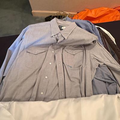 Sale Photo Thumbnail #796: 18 Men’s XL long sleeve dress shirts 2 Patrick James