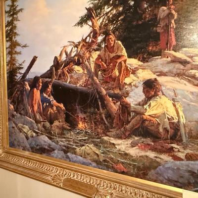 Sale Photo Thumbnail #809: Ltd. Edition #96/325 Giclee on Canvas 57”w x 48”t