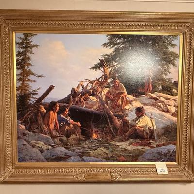 Sale Photo Thumbnail #806: Ltd. Edition #96/325 Giclee on Canvas 57”w x 48”t