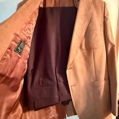 Sale Photo Thumbnail #822: Men's 2-Pc. Suit w/Suede Sport Jacket as shown
