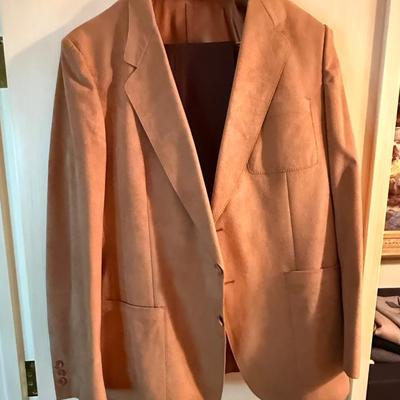 Sale Photo Thumbnail #820: Men's 2-Pc. Suit w/Suede Sport Jacket as shown