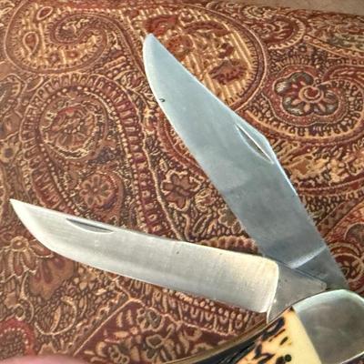 Sale Photo Thumbnail #857: Shrade Folding Knife with sheath