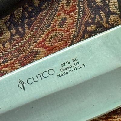 Sale Photo Thumbnail #886: Cutco Fixed Blade Knife #571KD with Sheath as shown