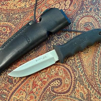 Sale Photo Thumbnail #885: Cutco Fixed Blade Knife #571KD with Sheath as shown