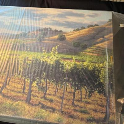 Sale Photo Thumbnail #907: signed & number 80 of 100 June Carey 36” x 24” art