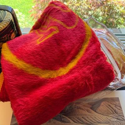 Sale Photo Thumbnail #928: 2 San Fran. 49ers red & gold unused looking throws