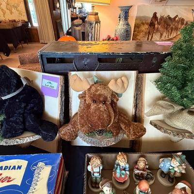 Sale Photo Thumbnail #958: Moose/Deer & Tree themed Live Edge wall Deco