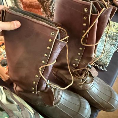 Sale Photo Thumbnail #985: 3 different Men’s 2 Schnee’s, 1 Camo Bata, Size 13