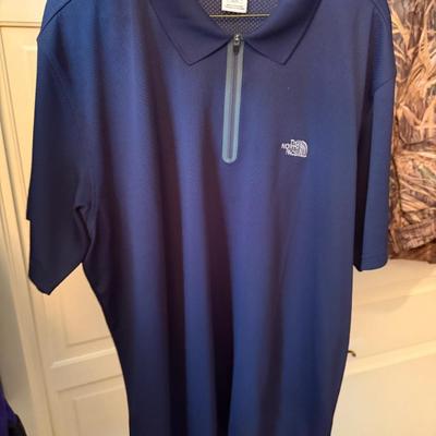 Sale Photo Thumbnail #1085: North Face size L. Windbreaker & North Face Shirt