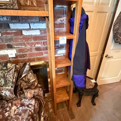 Sale Photo Thumbnail #1088: 92”w x 69”t Nice Wood 3 Piece Wall Shelf