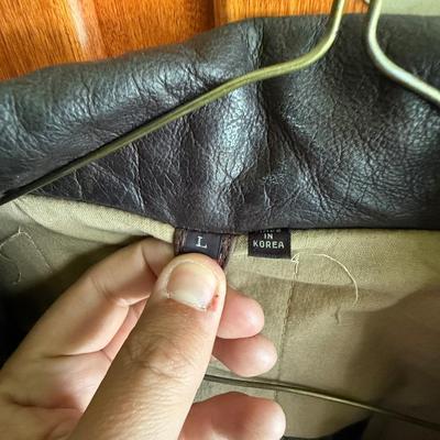 Sale Photo Thumbnail #1109: Lg. Leather of the Heroes Mens Lg. bomber jacket