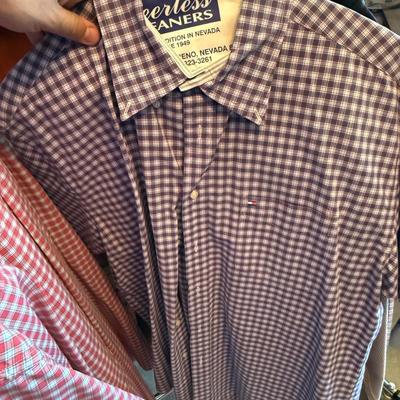 Sale Photo Thumbnail #1131: 2 Short & 10 Long Sleeved Men’s Button Up Shirts
