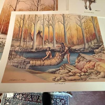 Sale Photo Thumbnail #1137: Assorted individual Ltd. Ed. signed & #d Walt Harris