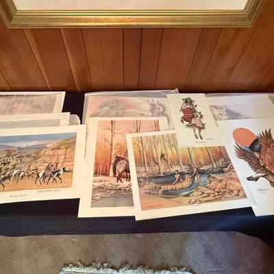Sale Photo Thumbnail #1135: Assorted individual Ltd. Ed. signed & #d Walt Harris