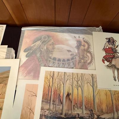 Sale Photo Thumbnail #1140: Assorted individual Ltd. Ed. signed & #d Walt Harris