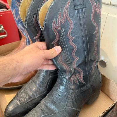 Sale Photo Thumbnail #1157: Aria / Justin / Custom size 12 & 13 Men’s Boots