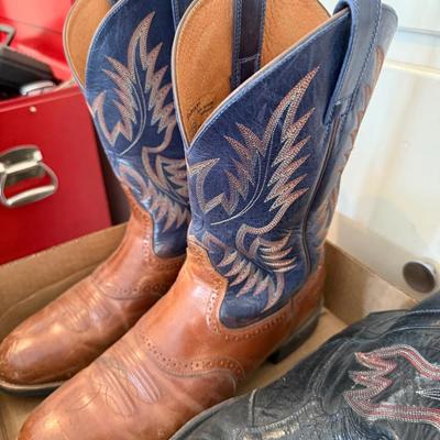 Sale Photo Thumbnail #1156: Aria / Justin / Custom size 12 & 13 Men’s Boots