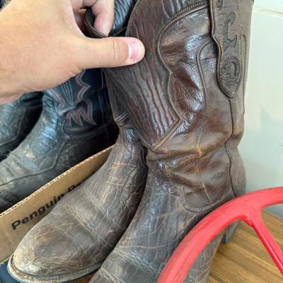 Sale Photo Thumbnail #1158: Aria / Justin / Custom size 12 & 13 Men’s Boots