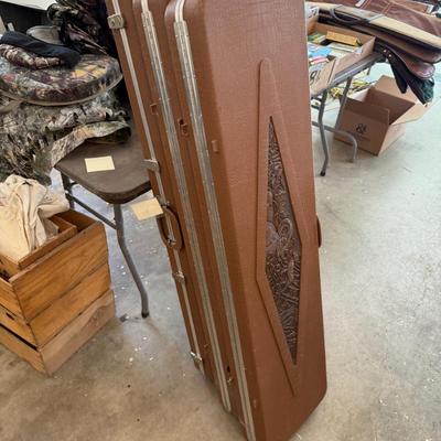 Sale Photo Thumbnail #1166: 3 Hard Plastic Rifle Cases w/Bighorn themed locking