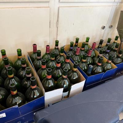 Sale Photo Thumbnail #1171: Wine Bottles all w/different decorative photos