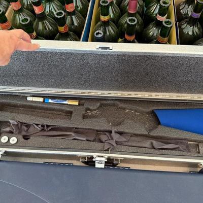 Sale Photo Thumbnail #1181: 1 Beretta plastic & 1 metal rifle Case w/some contents