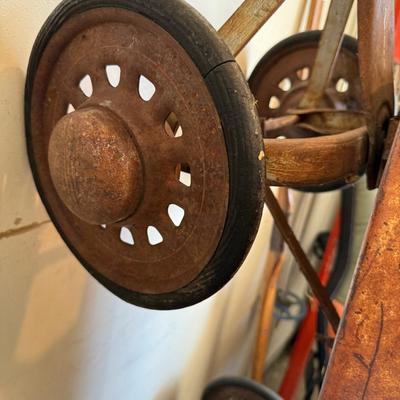 Sale Photo Thumbnail #1235: Vintage Red Aero Flite Wagon as shown