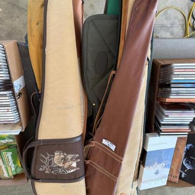 Sale Photo Thumbnail #1266: 10 total assorted soft rifle cases as shown