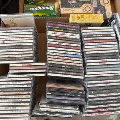 Sale Photo Thumbnail #1270: Box of assorted Country Music CD’s as shown