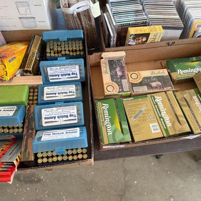 Sale Photo Thumbnail #1287: 2 assorted styled rifle BRASS ONLY in boxes as shown