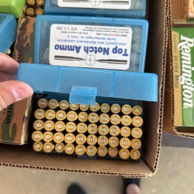 Sale Photo Thumbnail #1289: 2 assorted styled rifle BRASS ONLY in boxes as shown