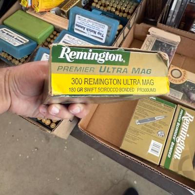 Sale Photo Thumbnail #1292: 2 assorted styled rifle BRASS ONLY in boxes as shown