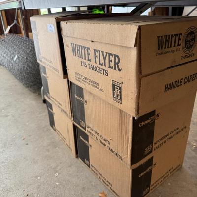Sale Photo Thumbnail #1309: 6 Boxes of 135 ea. White Flyer Sporting Clay targets