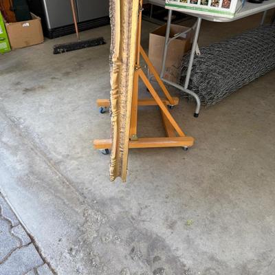 Sale Photo Thumbnail #1329: Large rolling Art Easel by Utrechete 