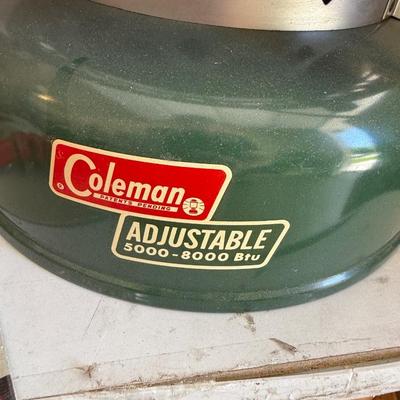 Sale Photo Thumbnail #1333: Coleman 5000-8000 btu adjustable portable heater