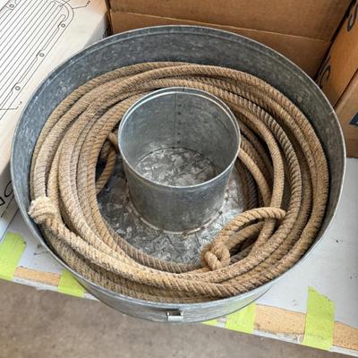 Sale Photo Thumbnail #1338: Vintage Metal Carrying Case with Roping Lasos