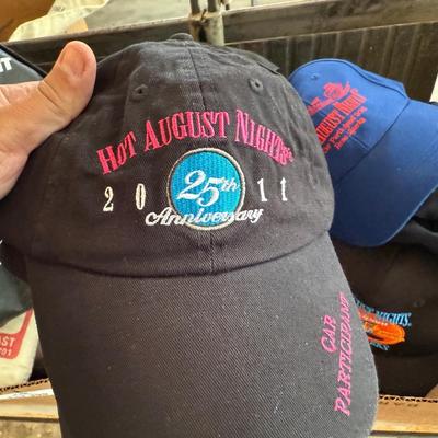 Sale Photo Thumbnail #1344: Bunch of Hot August Nights Participant Ball Caps/Hats