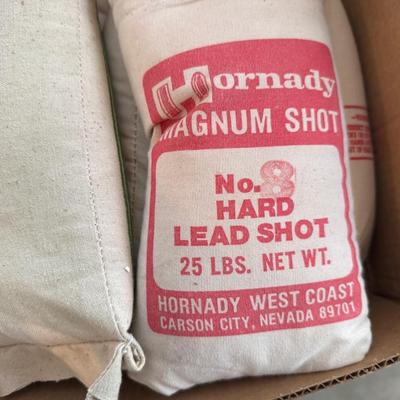 Sale Photo Thumbnail #1348: West Coast Shot & Hornaday Shotgun Shot in 8 Bags