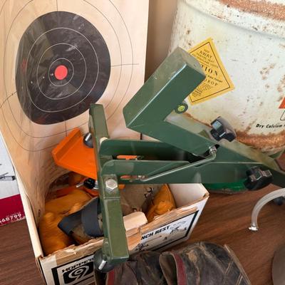 Sale Photo Thumbnail #1370: All Gun Cleaning/Shooting Stand/Targets as shown