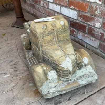 Sale Photo Thumbnail #1452: Cement Truck Shaped outdoor planter/decoration