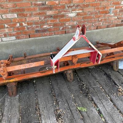 Sale Photo Thumbnail #1469: Towable heavy Steel farming grading/plow 
This item will require special logistics to remove it from the yard. We are not loading or transporting these large items. They must be removed carefully not to disturb the surroundings.
North end of property