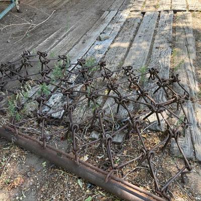 Sale Photo Thumbnail #1478: Cast Iron tractor pulled yard Grader Screens - Small
This item will require special logistics to remove it from the yard. We are not loading or transporting these large items. They must be removed carefully not to disturb the surroundings.
North end of pr