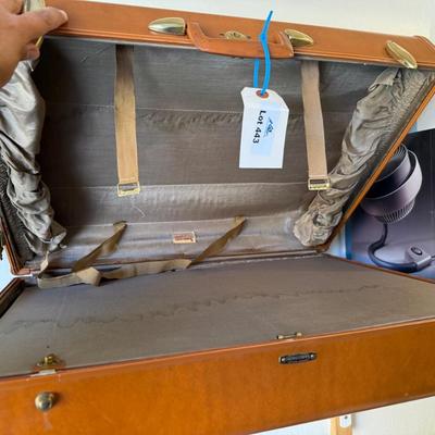 Sale Photo Thumbnail #1494: Vtg. Samsonite Brown Hard Suit Case