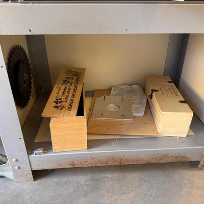 Sale Photo Thumbnail #1502: Ryobi Combo 10” Table Saw+Router on rolling stand