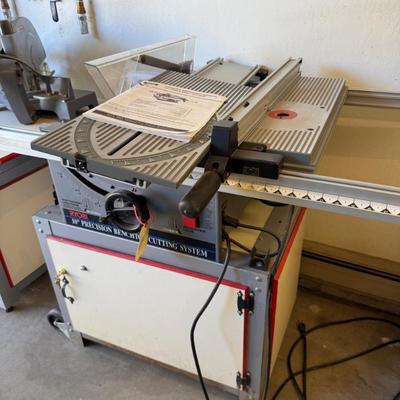 Sale Photo Thumbnail #1497: Ryobi Combo 10” Table Saw+Router on rolling stand
