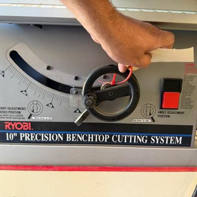 Sale Photo Thumbnail #1501: Ryobi Combo 10” Table Saw+Router on rolling stand