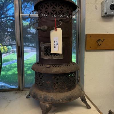 Sale Photo Thumbnail #1518: Vintage metal Oil Heater by Perfection - not heavy